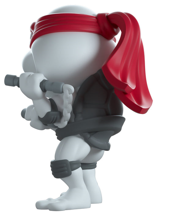 Youtooz x Shopville: Eastman and Laird's Teenage Mutant Ninja Turtles Collection - Michaelangelo Black & White Vinyl Figure [Limited Edition - 1000 Made Only!]