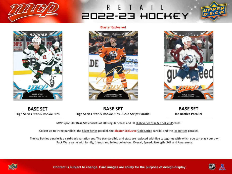 2022-23 Upper Deck MVP Hockey Box Set [Card Game, 1+ Players]