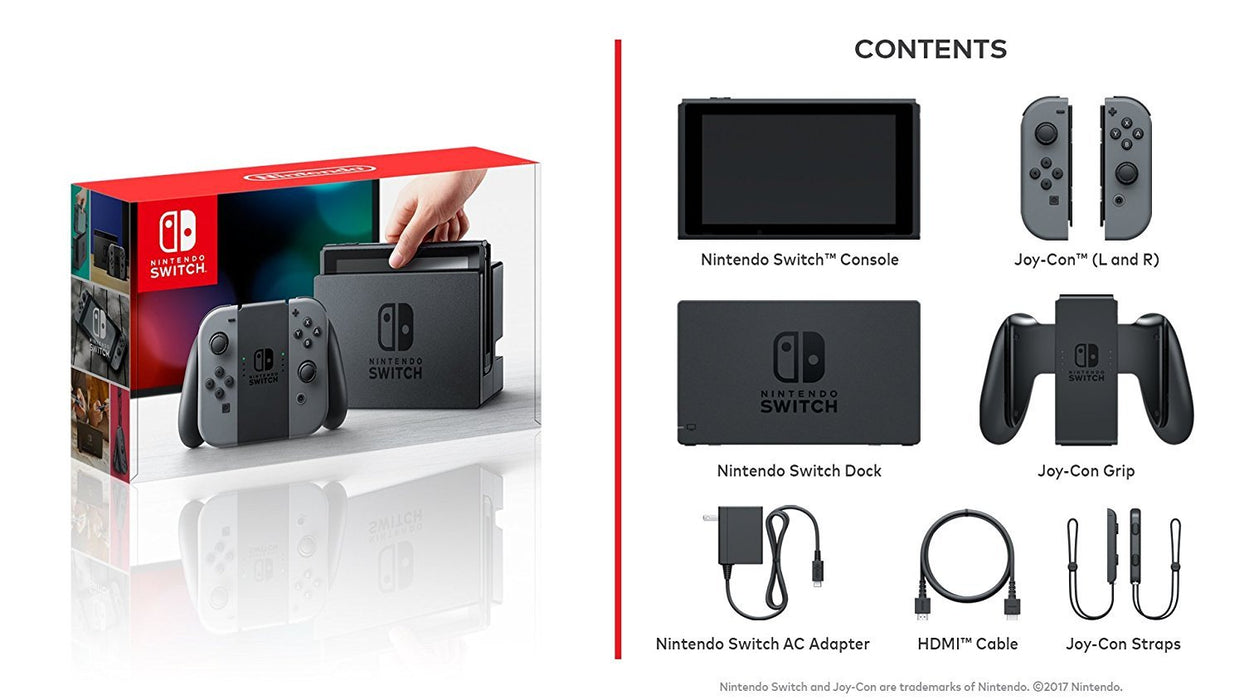 Nintendo Switch Console - Grey Joy-Con [Nintendo Switch System]