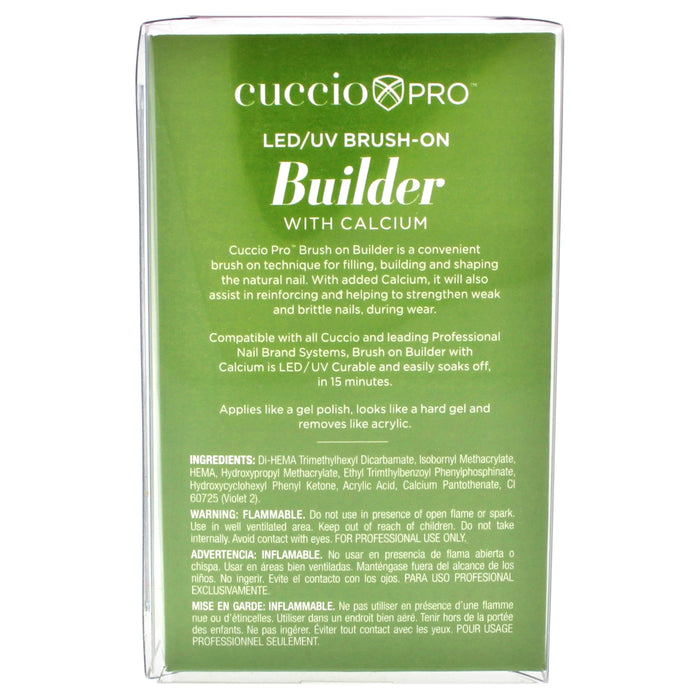 Cuccio Pro LED/UV Brush-On Builder With Calcium - 75 mL / 2.5 Oz [Skincare]
