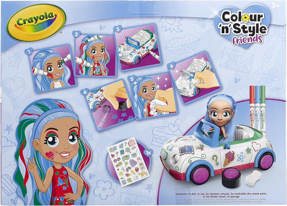 Crayola: Colour'n'Style Coupe Set - Bluebell [Toys, Ages 3+]