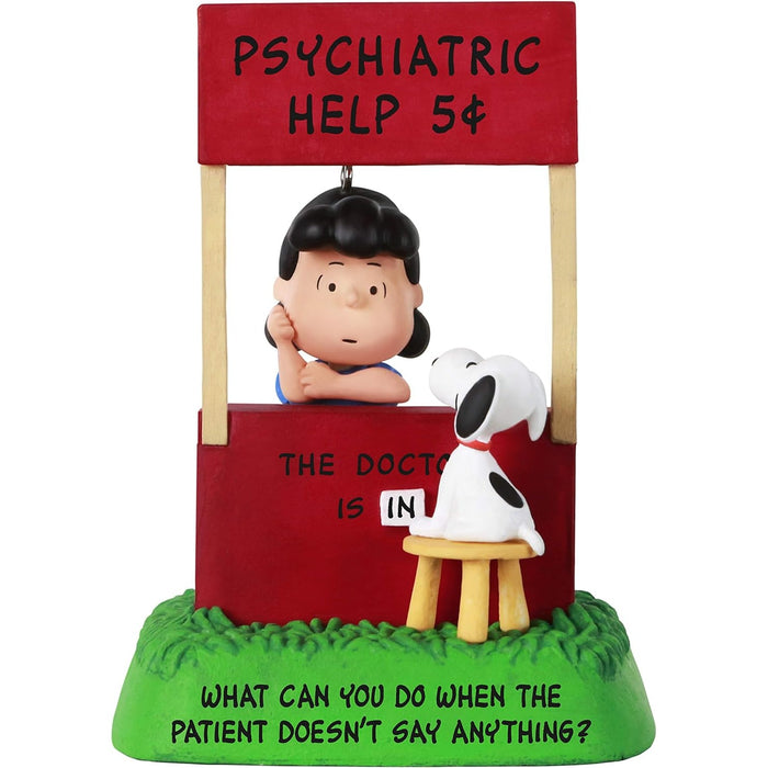 Hallmark: Peanuts The Doctor Is In The Peanuts Gang Keepsake Ornament (2021) [Lucy and Snoopy Memorabilia]