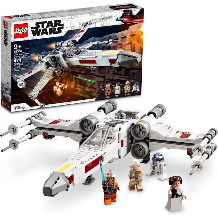 LEGO Star Wars: Luke Skywalker's X-Wing Fighter - 474 Piece Building Kit [LEGO, #75301]