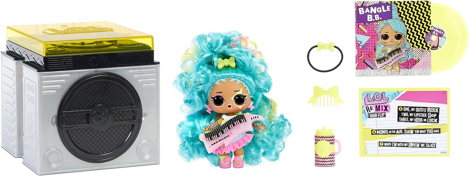 L.O.L. Surprise! Remix Hair Flips Dolls - One Random Box [Toys, Ages 4+]