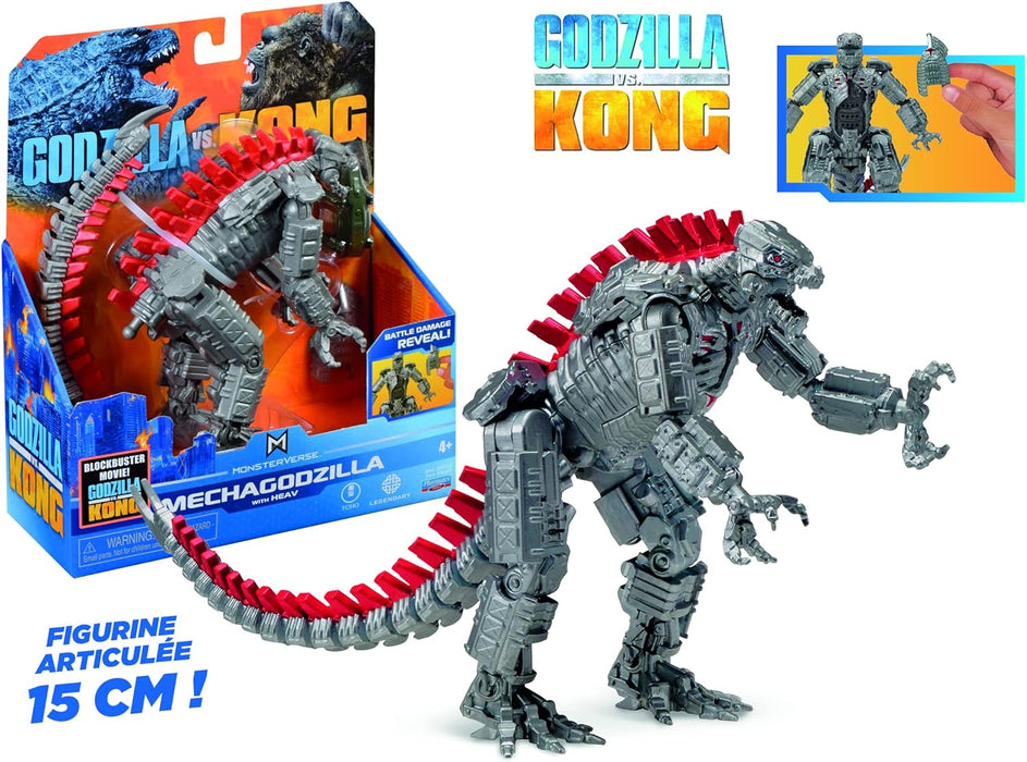 MonsterVerse Godzilla vs Kong: MechaGodzilla with HEAV - 6" Toy Model [Toys, Ages 4+]