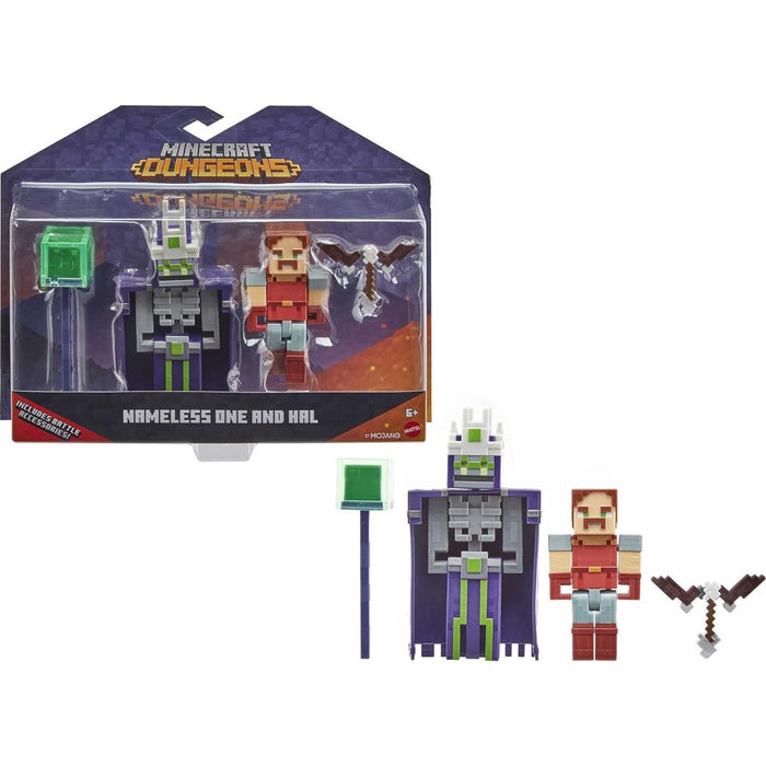 Minecraft Dungeons: 3.25" Figures - Hal And Nameless One [Toys, Ages 4+]
