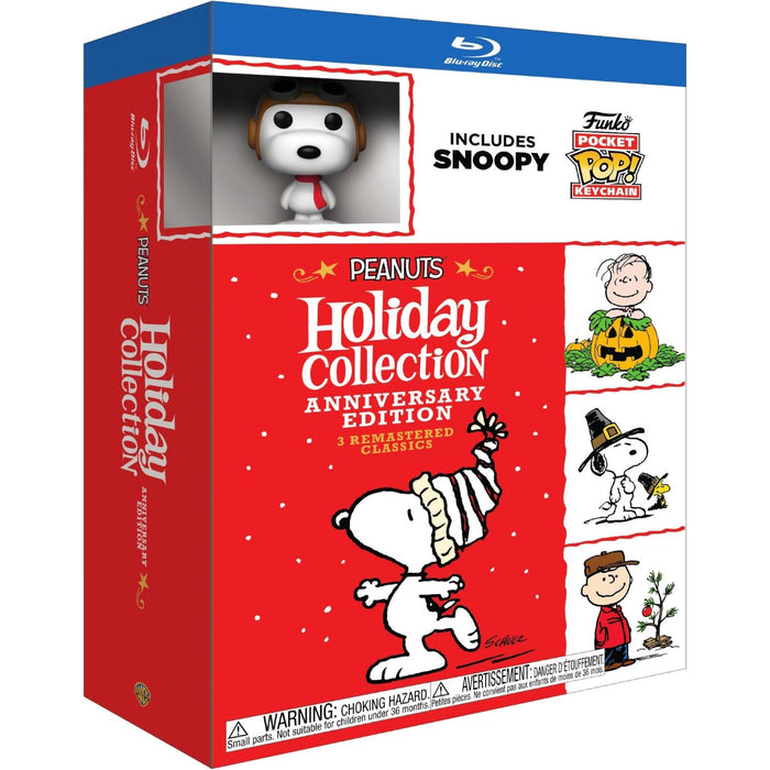 Peanuts Holiday Collection Anniversary Edition Blu-ray/Funko POP Snoopy Keychain [Blu-Ray]