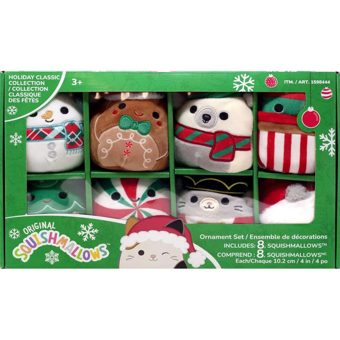 Squishmallows: Ornaments Holiday Classic Collection [Toys, Ages 4+]