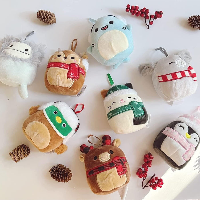 Squishmallows: 8-Pack Holiday Winter 2022 Ornament Set [Toys, Ages 4+]