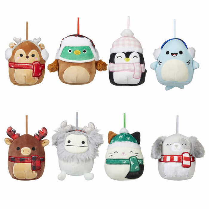 Squishmallows: 8-Pack Holiday Winter 2022 Ornament Set [Toys, Ages 4+]