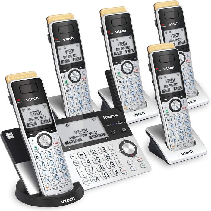 VTech IS8151-5 - Answering System with 5 Cordless Phones Handsets [Electronics]