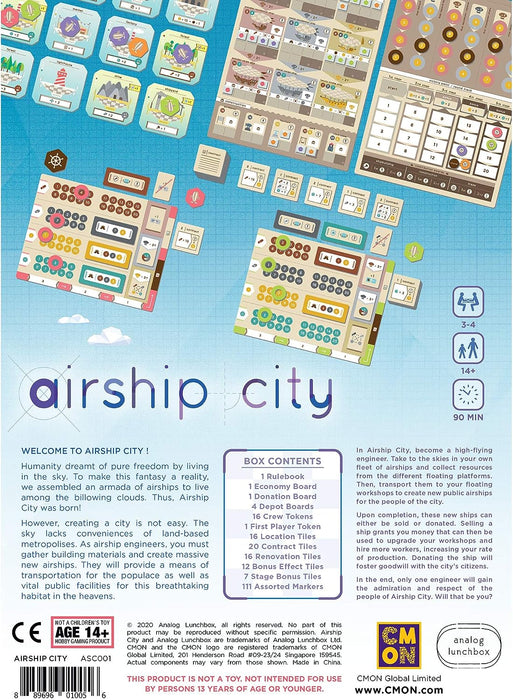 Airship City [Board Game, 3-4 Players]