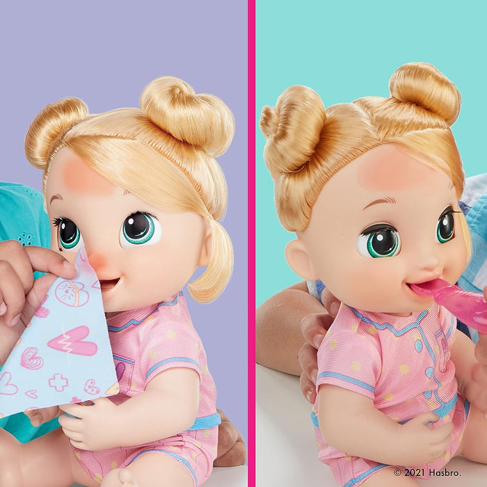 Baby Alive Lulu Achoo Doll - 12-Inch Interactive Doctor Play Toy - Blonde Hair [Toys, Ages 3+]