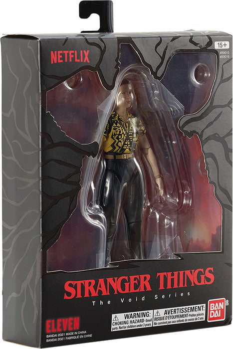Bandai Stranger Things 6” Hawkins Figure Collection - Eleven with Yellow Outfit [Toys, Ages 8+]