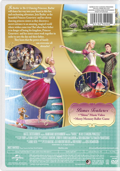 Barbie in The 12 Dancing Princesses [DVD]