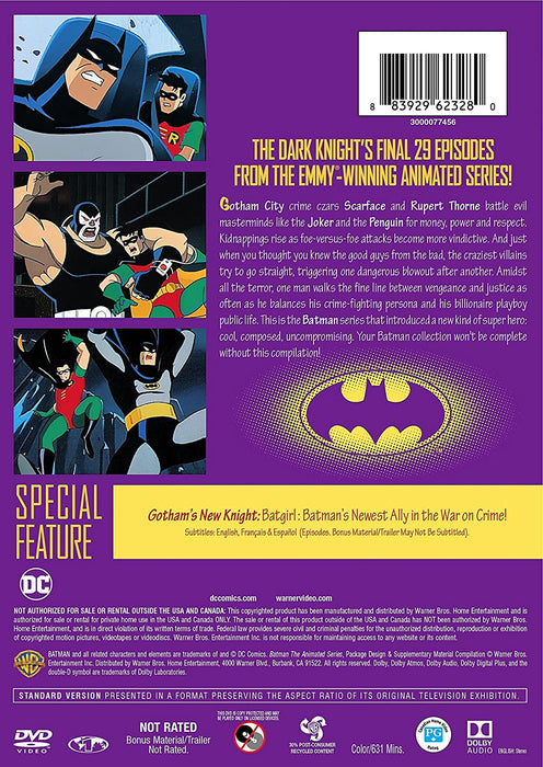 Batman: The Animated Series - Volume Three [DVD]