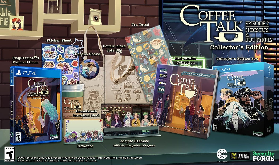 Coffee Talk Episode 2 Hibiscus & Butterfly - Collector's Edition [PlayStation 4]
