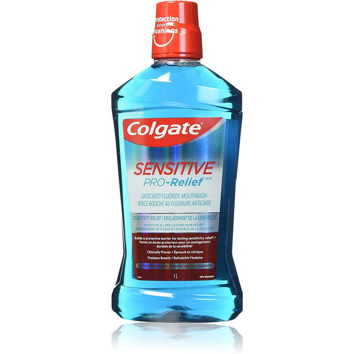 Colgate Sensitive Pro Relief Soothing Fresh Mint Alcohol Free Mouthwash - 1L [Personal Care]