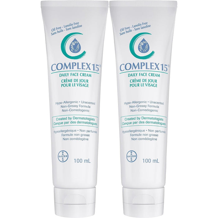 Complex 15 Face Cream - 2 Pack - 100mL / 3.4 Oz [Skincare]