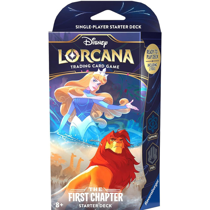 Disney Lorcana Trading Card Game: The First Chapter - Sapphire and Steel Starter Deck
