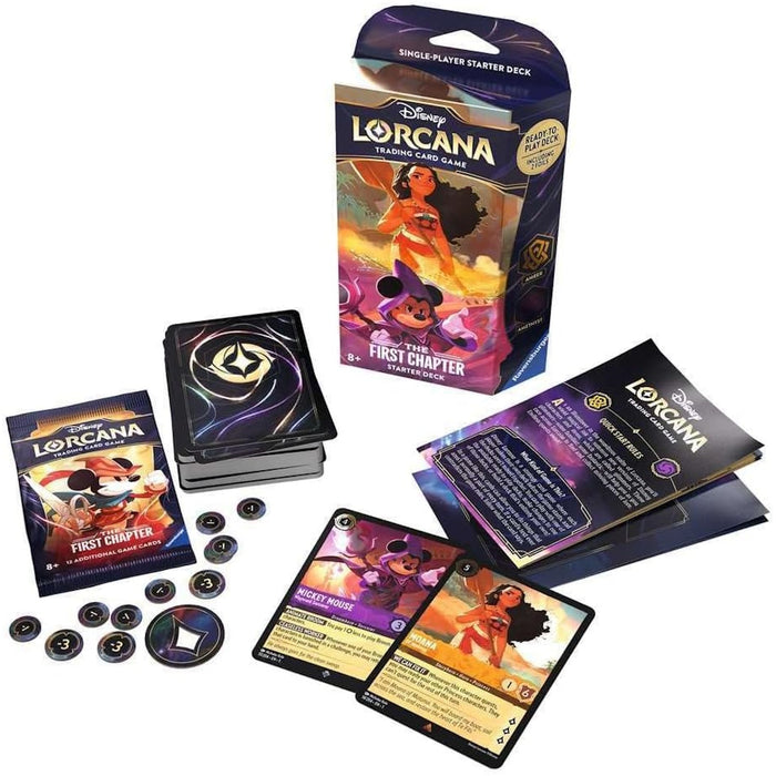 Disney Lorcana Trading Card Game: The First Chapter - Amber & Amethyst Starter Deck