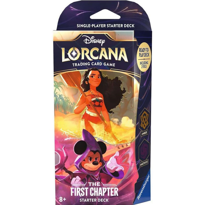 Disney Lorcana Trading Card Game: The First Chapter - Amber & Amethyst Starter Deck