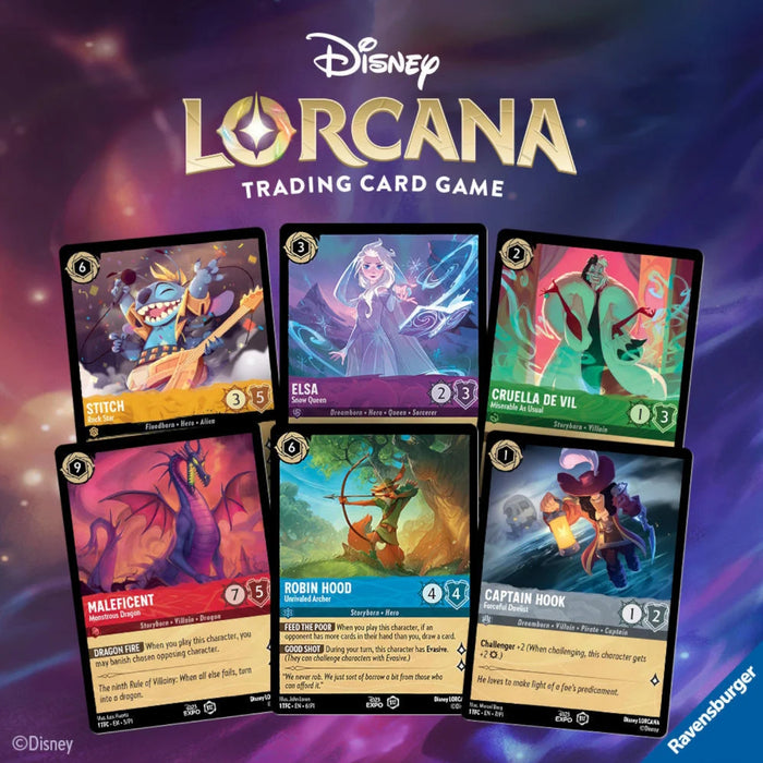 Disney Lorcana Trading Card Game: The First Chapter - 24 packs [Card Game, 2 Players]