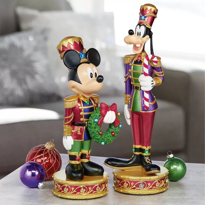 Disney Christmas Mickey & Goofy Nutcrackers [Memorabilia]