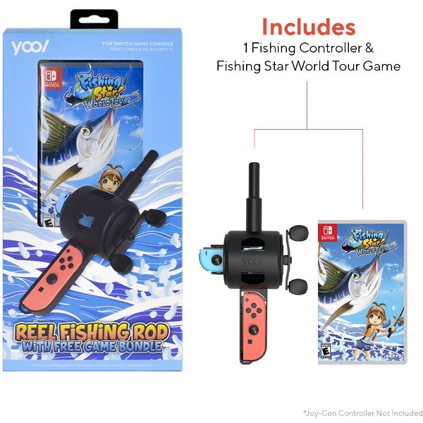 Fishing Star: World Tour w/ YOOL Reel Fishing Rod [Nintendo Switch]