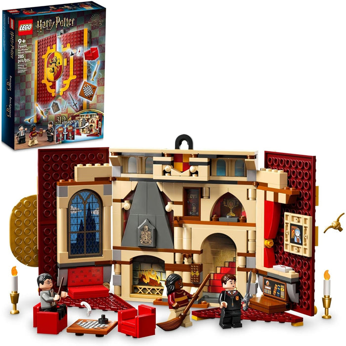 LEGO Harry Potter: Gryffindor House Banner Set - 285 Piece Building Kit [LEGO, #76409]
