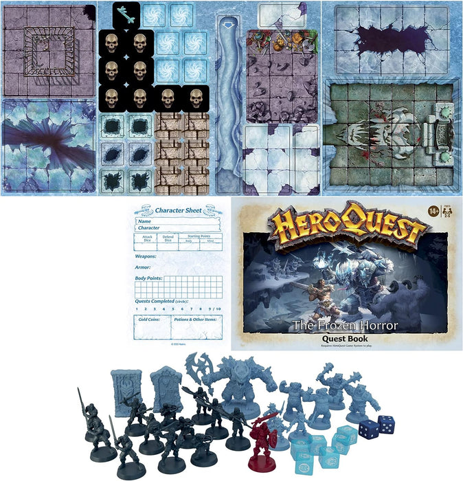 HeroQuest: The Frozen Horror Quest Pack [Board Game, 2-5 Players]