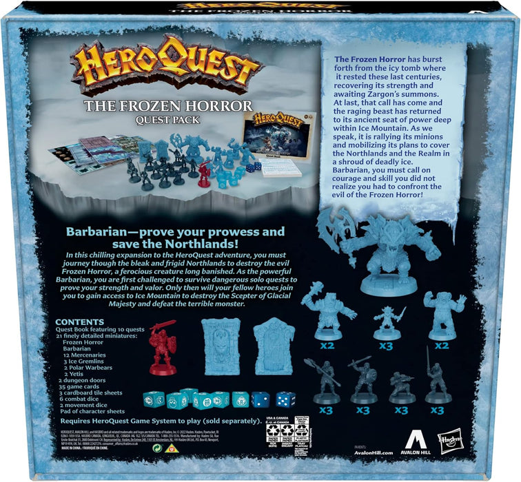 HeroQuest: The Frozen Horror Quest Pack [Board Game, 2-5 Players]