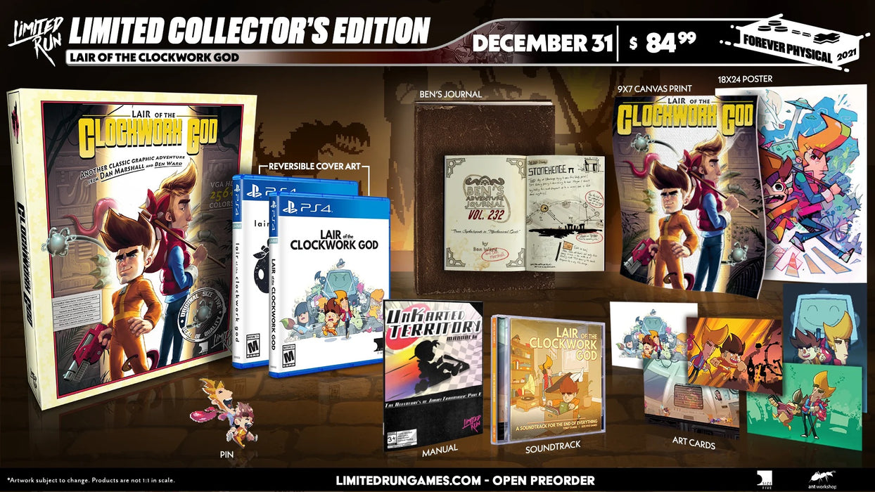 Lair of the Clockwork God - Collector's Edition - Limited Run #437 [PlayStation 4]