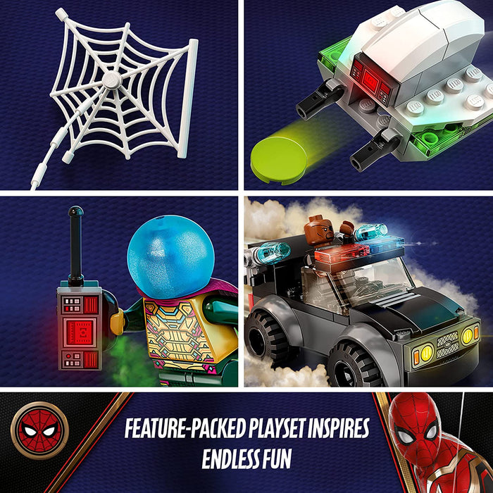 LEGO Marvel Spider-Man: Spider-Man vs. Mysterioâ€™s Drone Attack - 73 Piece Building Kit [LEGO, #76184]