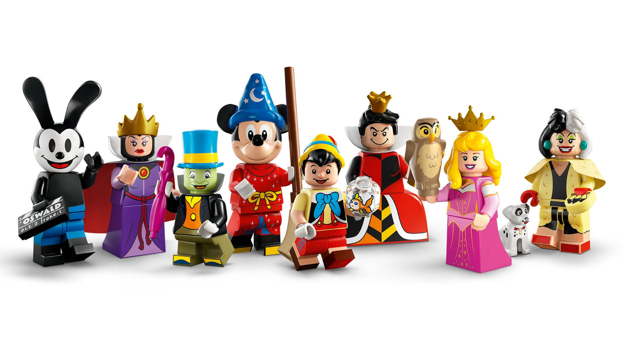 LEGO Minifigures: Disney 100 6 Pack - 46 Piece Building Kit [LEGO, #66734, Ages 5+]