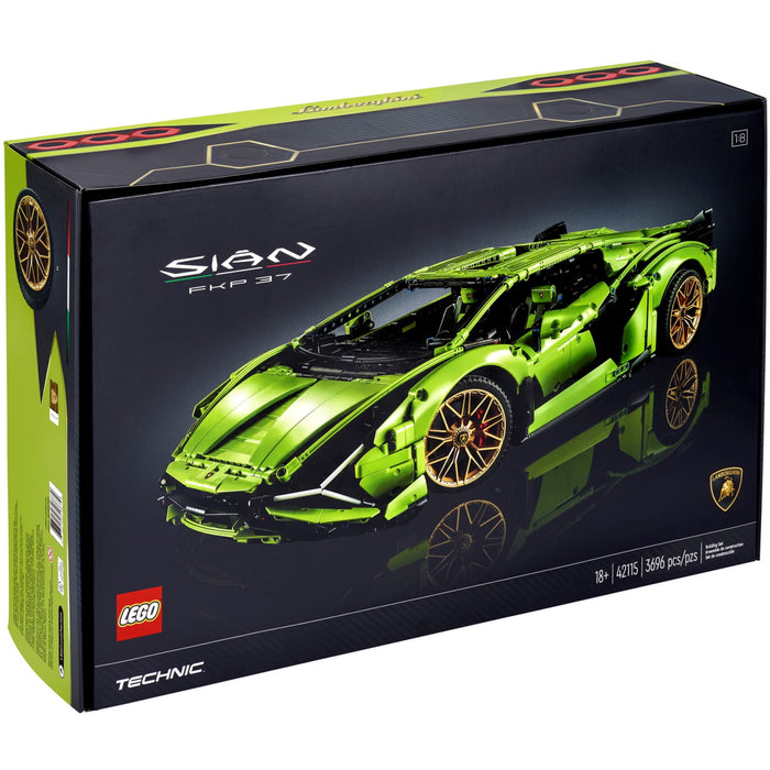 LEGO Technic: Lamborghini SiÃ¡n FKP 37 - 3696 Piece Building Kit [LEGO, #42115]