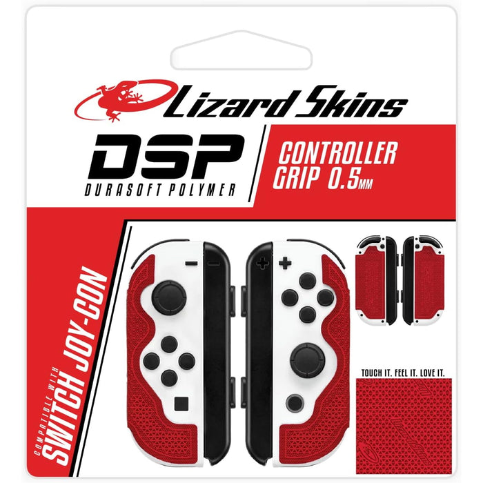 Lizard Skins DSP Controller Grip for Nintendo Switch Joy-Con - Crimson Red [Nintendo Switch Accessory]