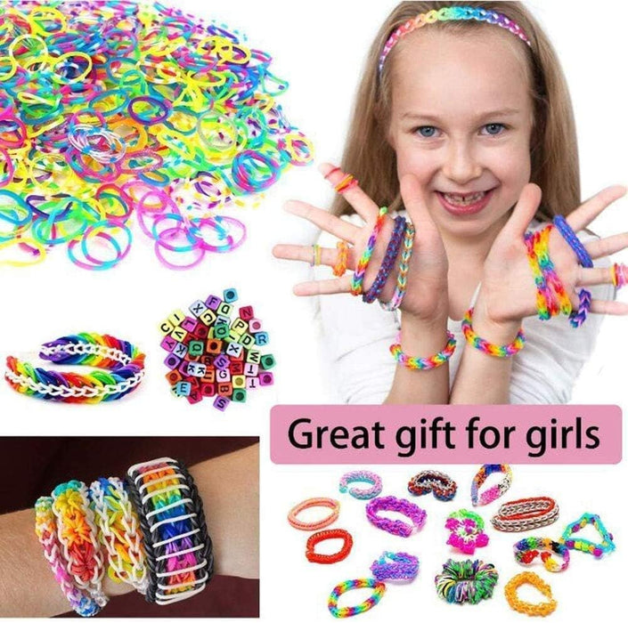 DIY Loom Bands with 23 Colors - Bracelet Making Kit For Kids [Toys, Ages 3+]