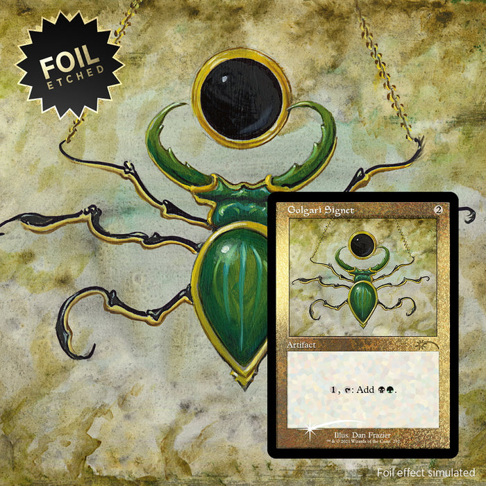 Magic: The Gathering TCG - Secret Lair Drop Series - Dan Frazier is Back: The Enemy Signets - Foil Edition [Card Game, 2 Players]