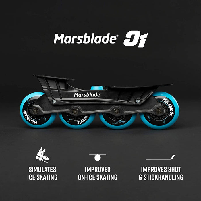 Marsblade O1 Kit - Hockey Off-Ice Training Chassis for Ice and Roller Skates - Large [Sports & Outdoors]
