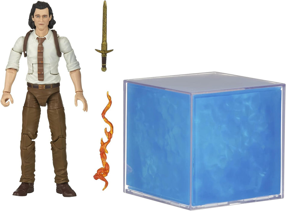 Marvel Legends Series: Tesseract Electronic Role Play Accessory and Loki Action Figure [Toys, Ages 14+]