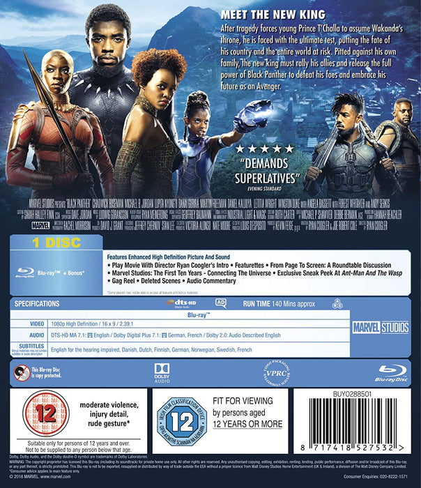 Marvel's Black Panther [Blu-ray]
