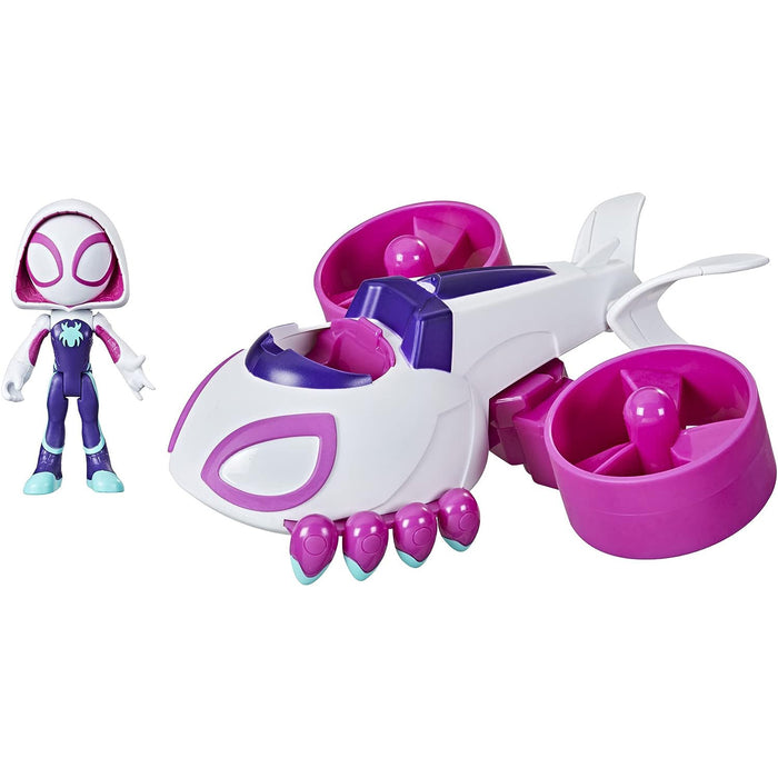 Marvel Spidey and His Amazing Friends Change 'N Go Ghost-Copter and Ghost-Spider [Toys, Ages 8+]