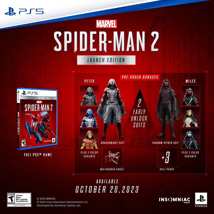 Marvel’s Spider-Man 2 - Launch Edition [PlayStation 5]