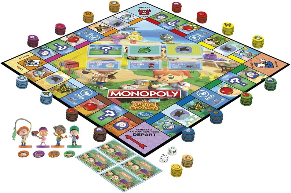 Monopoly: Animal Crossing New Horizons Edition (French) [Board Game, 2-4 Players]