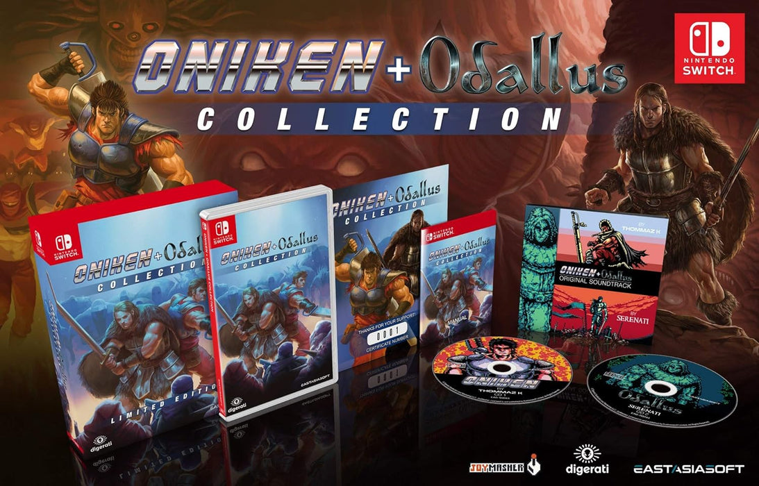 Oniken + Odallus Collection [Nintendo Switch]