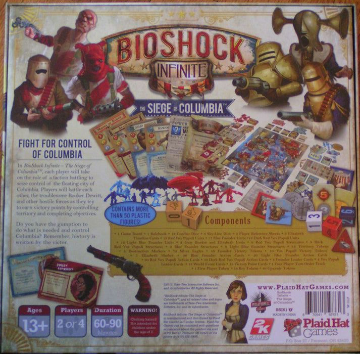 BioShock Infinite: The Siege of Columbia [Board Game, 2-4 Players]