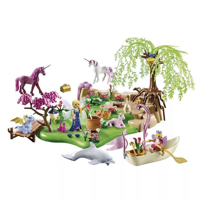Playmobil Fairies: Fairy Unicorn Island - 172 Piece Playset [Toys, #70167, Ages 4+]
