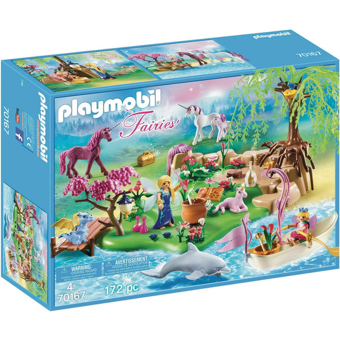 Playmobil Fairies: Fairy Unicorn Island - 172 Piece Playset [Toys, #70167, Ages 4+]