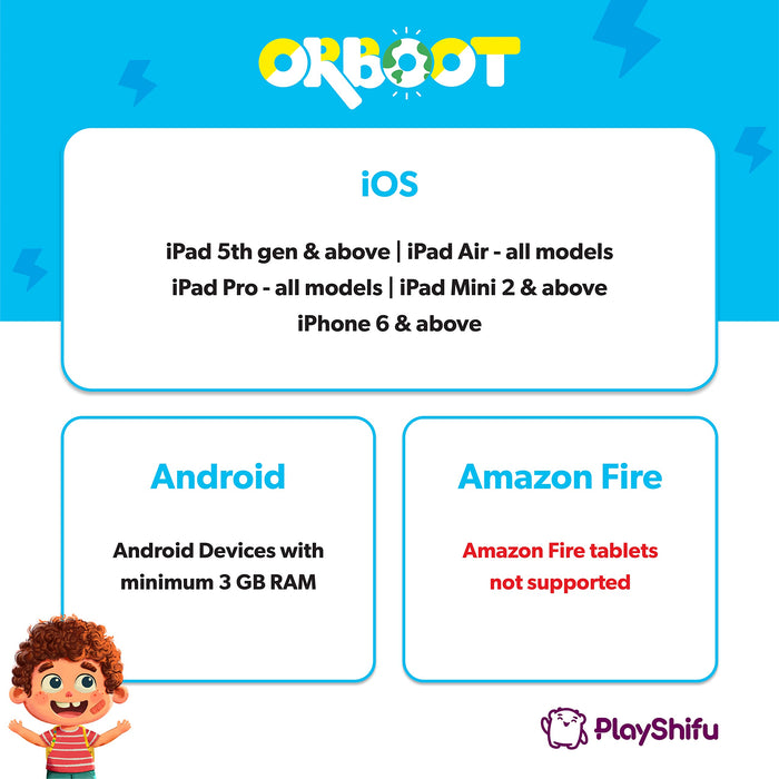 PlayShifu Orboot Dinos - Interactive Educational Dinosaur Toy - (Globe + App) 50 Dinosaurs, 500+ Facts